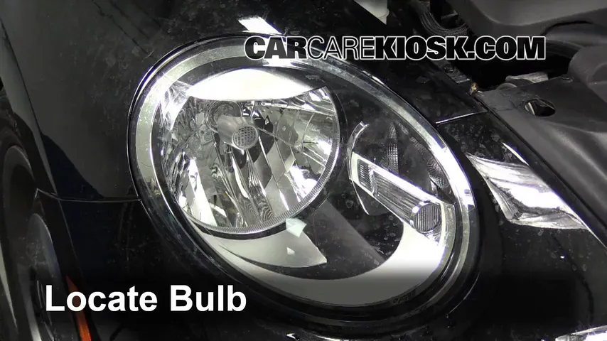 2013 Volkswagen Beetle 2.5L 5 Cyl. Convertible (2 Door) Lights Daytime Running Light (replace bulb)